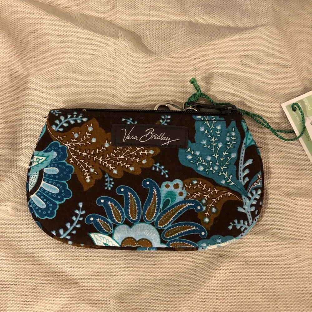 Vera Bradley Java Blue Bag With Wallet/Cardholder - image 4